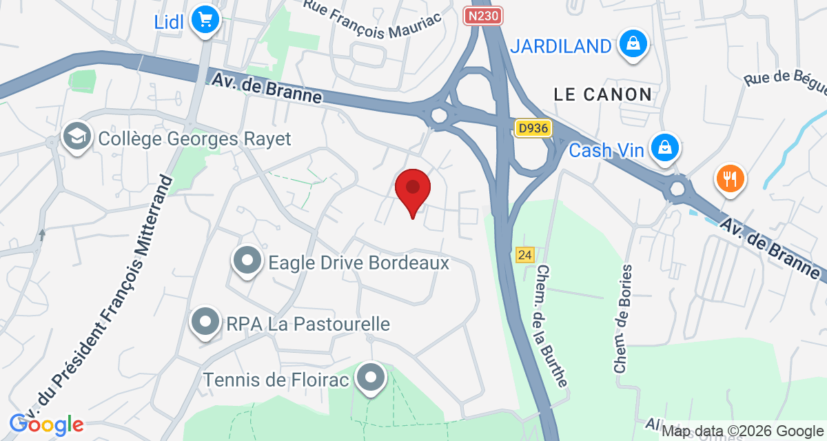 Carte de localisation Savelys Bordeaux Rive Droite