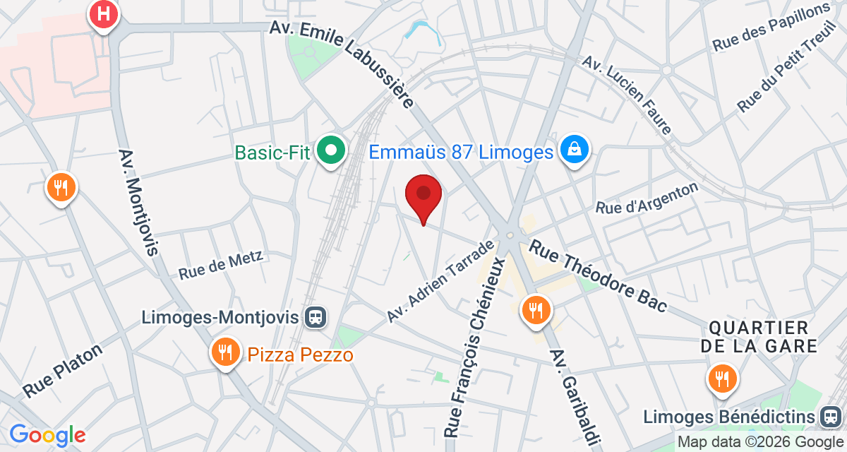 Carte de localisation Savelys Limoges