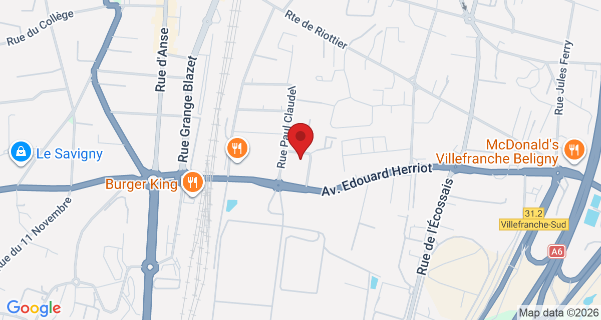 Carte de localisation Savelys Villefranche-sur-Saone