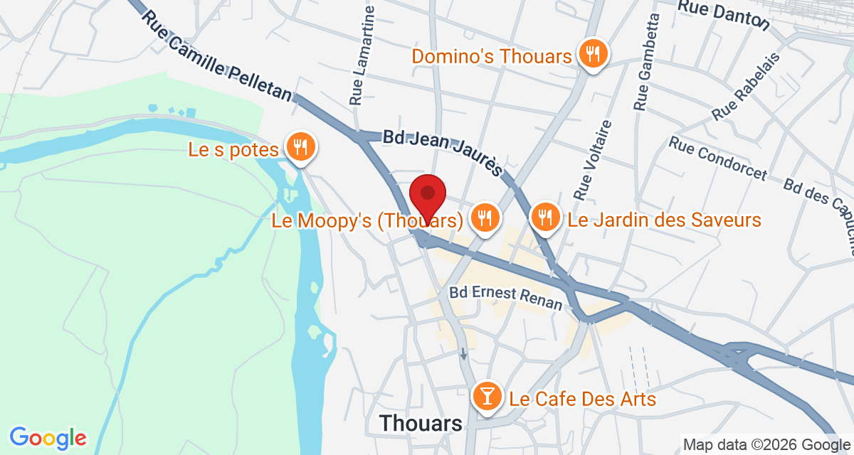 Carte de localisation Savelys Thouars