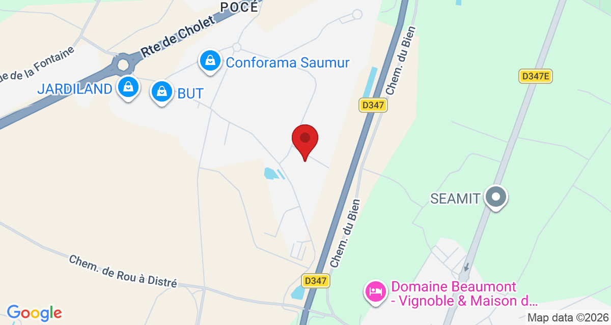 Carte de localisation Savelys Saumur