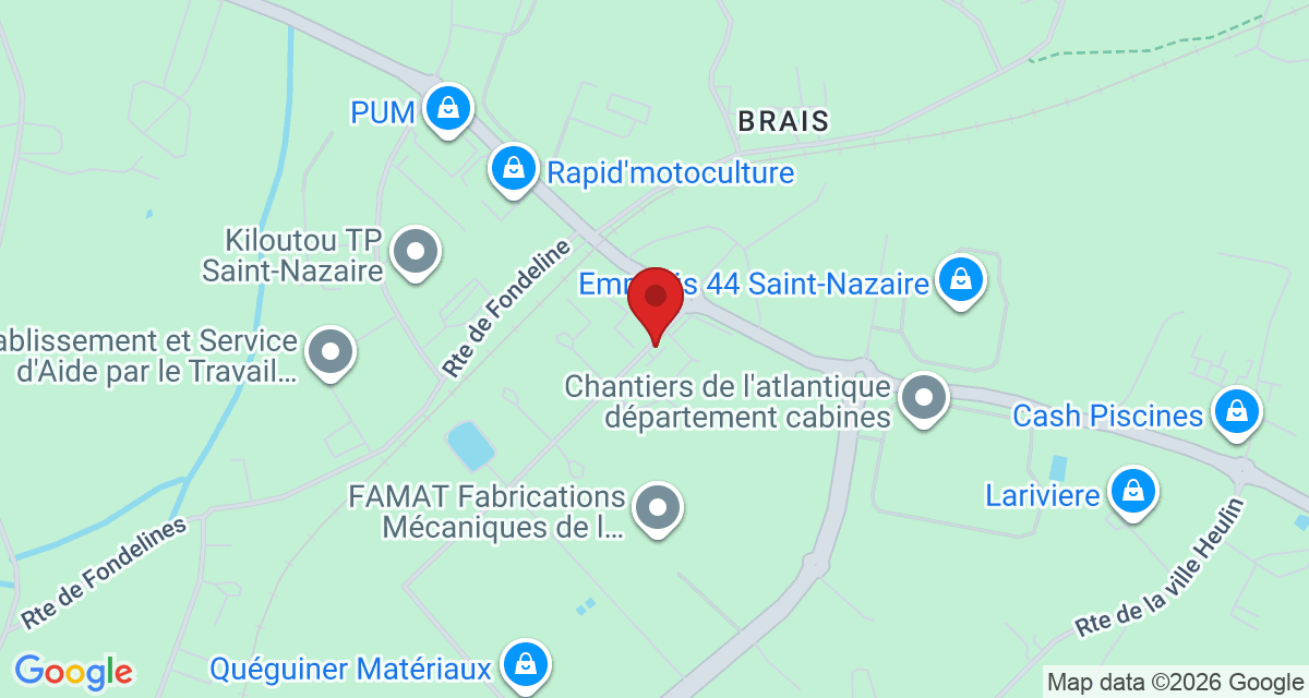 Carte de localisation Savelys Saint-Nazaire