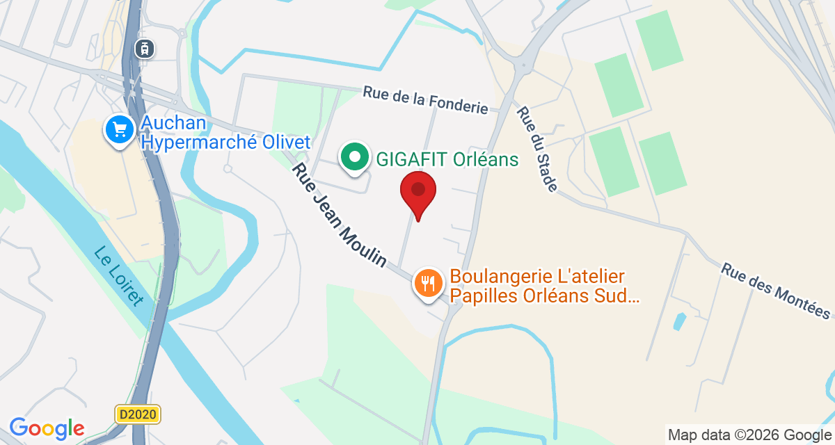 Carte de localisation Savelys Orléans Les Montées