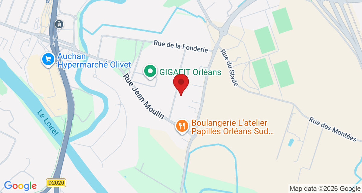 Carte de localisation Savelys Orléans Les Montées