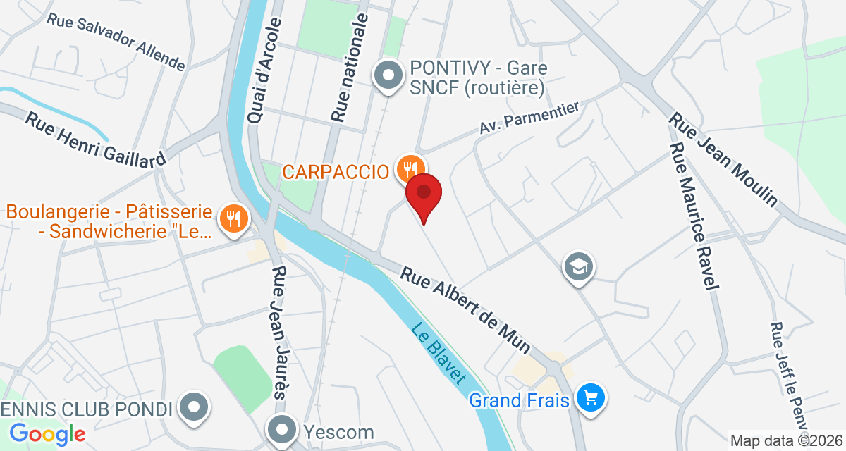 Carte de localisation Savelys Pontivy