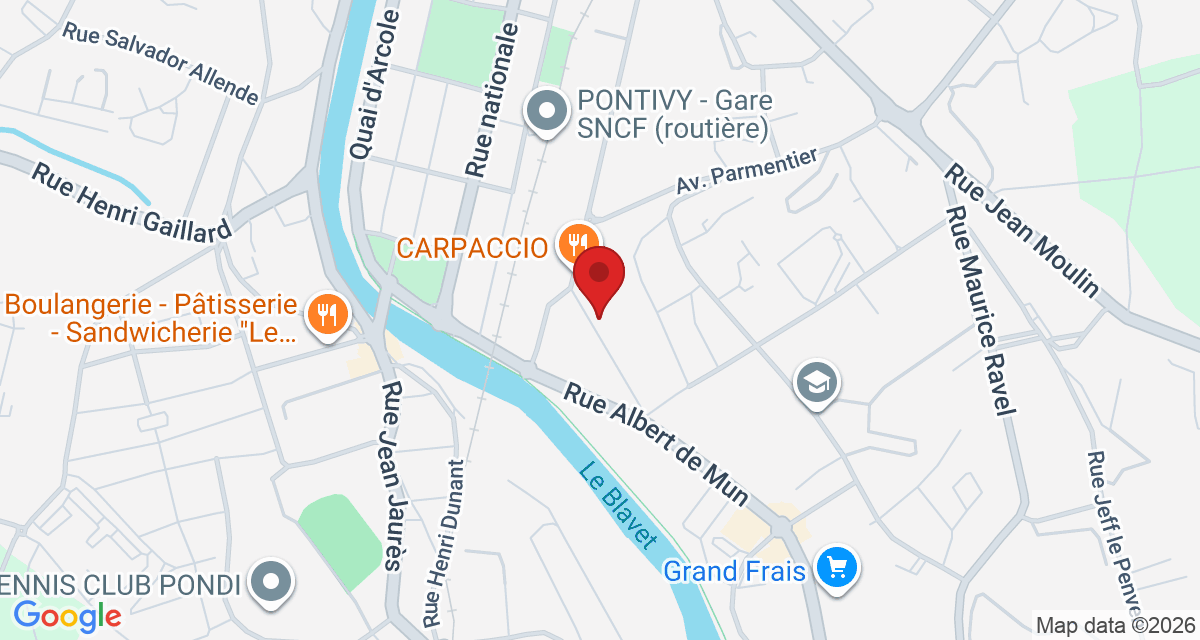Carte de localisation Savelys Pontivy