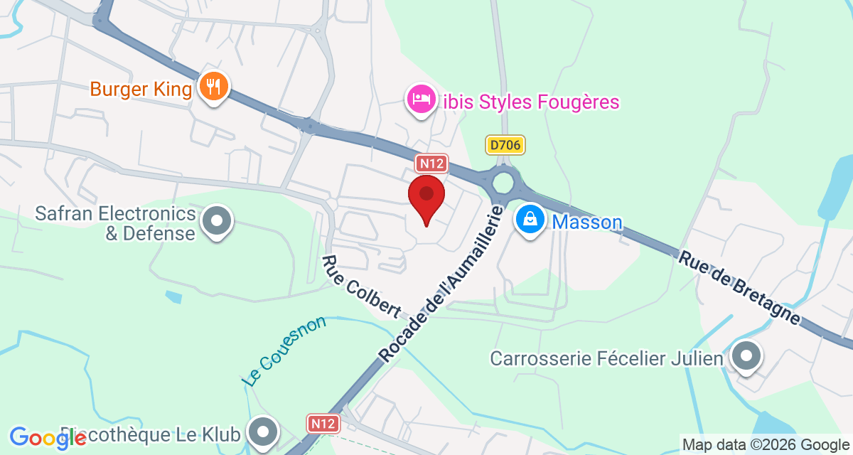 Carte de localisation Savelys Fougères