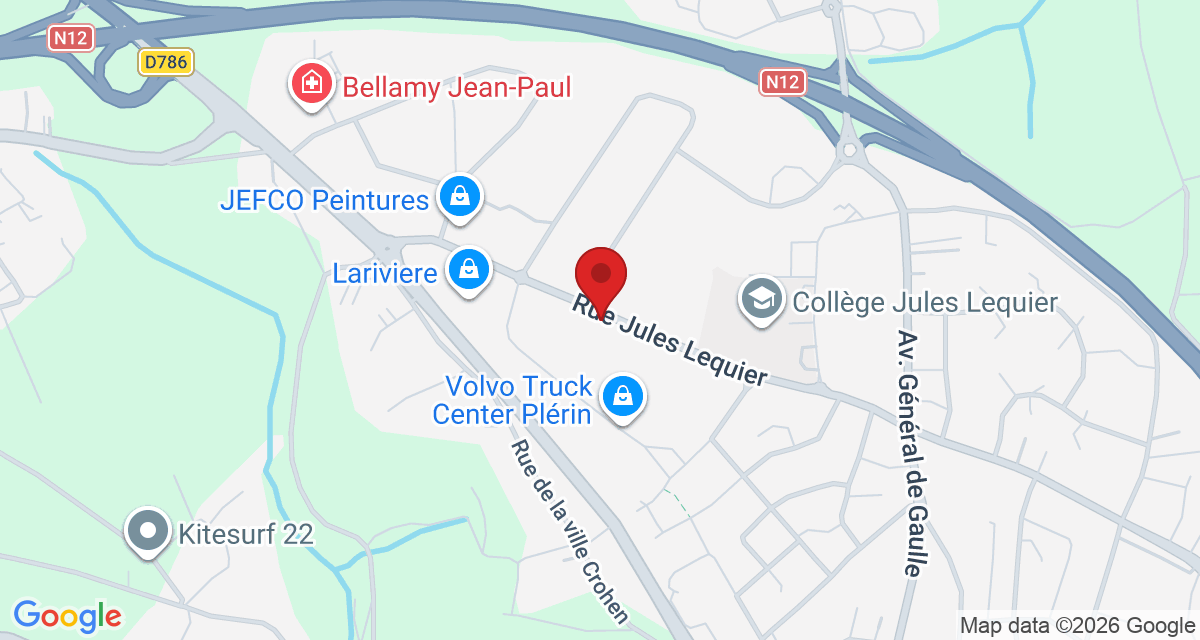 Carte de localisation Savelys Plérin