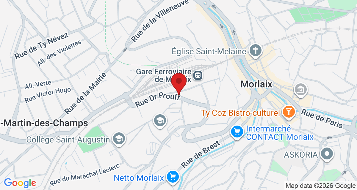 Carte de localisation Savelys Morlaix