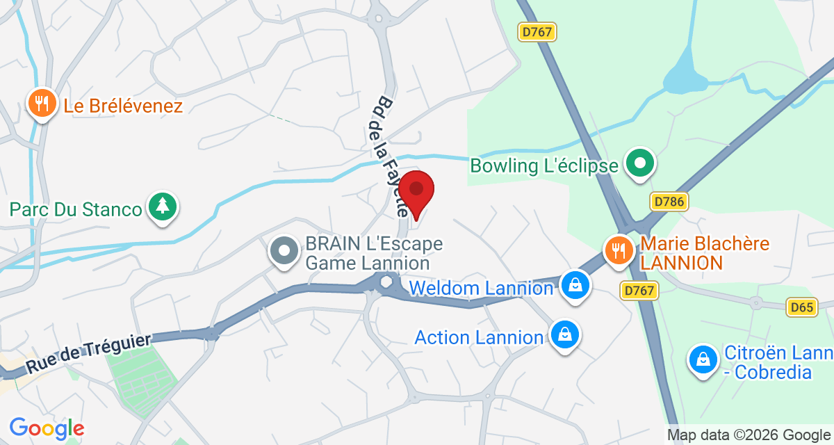 Carte de localisation Savelys Lannion