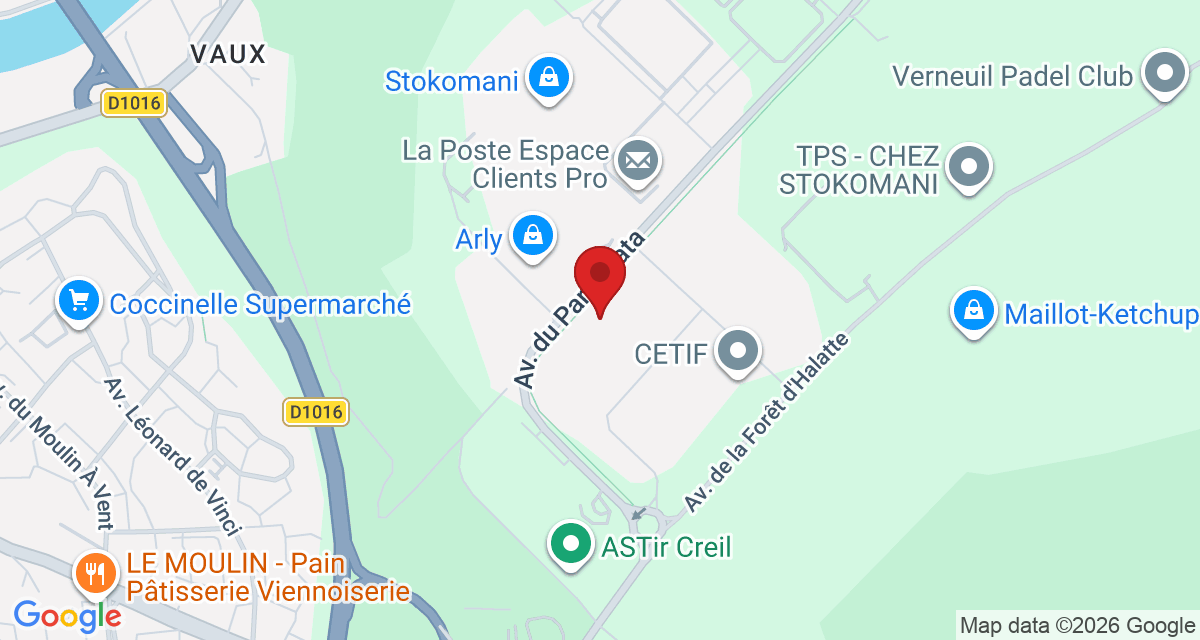 Carte de localisation Savelys Creil