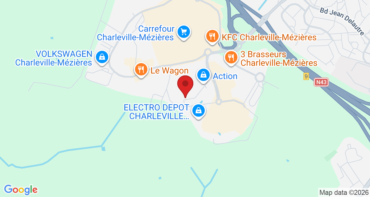 Carte de localisation Savelys Charleville