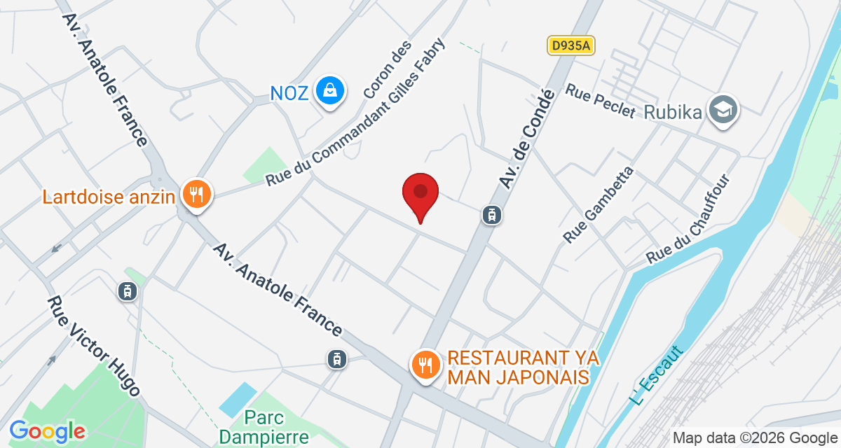Carte de localisation Savelys Valenciennes