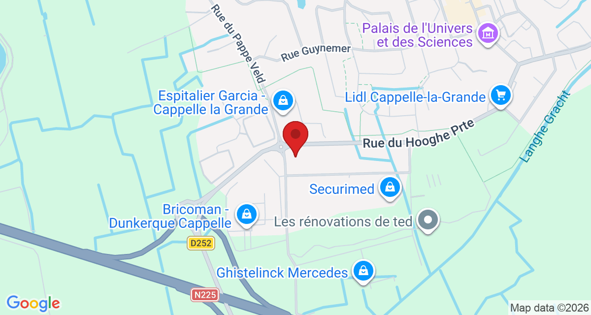 Carte de localisation Savelys Dunkerque